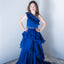 Ava Presley 26827 one shoulder ruffle bodice gown