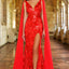 Ava Presley 38818 - Sequin Cape High Slit Gown