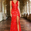Ava Presley 38818 - Sequin Cape High Slit Gown