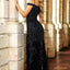 Ava Presley 38830 - Off Shoulder Beaded High Slit Gown