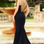 Ava Presley 38823 - Crystal Strap Open Back Gown