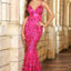 Ava Presley 38817 - Sequin Open Back Mermaid Gown