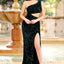 Ava Presley 38901 feather shoulder sequin gown