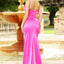 Ava Presley 38827 - Corset Bodice High Slit Gown
