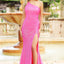 Ava Presley 38891 one shoulder shimmer gown
