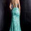 Ava Presley 37305 - Beaded Illusion High Slit Gown