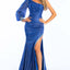Ava Presley 37306 - One Shoulder Glitter Slit Gown