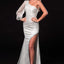 Ava Presley 37306 - One Shoulder Glitter Slit Gown