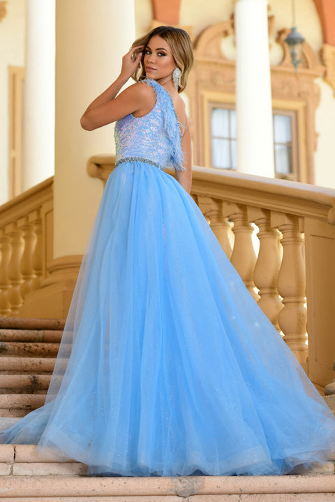 Ava Presley 28284 sequin embellished pageant gown