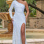 Ava Presley 28578 - One Shoulder Beaded High Slit Gown