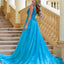 Ava Presley 28599 - Beaded Neck High Slit Gown