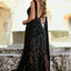 Ava Presley 37374 - Beaded Cape Sleeve Evening Gown