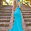 Ava Presley 38905 high slit fitted gown