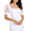Ava Presley 27706 structured puff sleeve formal dress