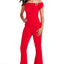 Ava Presley 27702 off shoulder wide leg jumpsuit