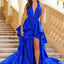 Ava Presley 38355 - Halter Sequin High Slit Gown
