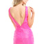 Ava Presley 25917 - Sequin Cutout Open Back Cocktail Dress