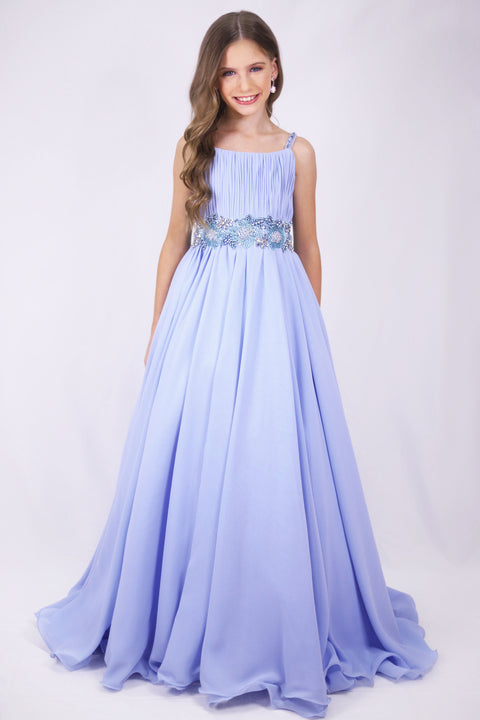 Ava Presley 27721 detailed waistline evening dress