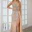Ava Presley 28589 One Shoulder Beaded Slit Gown