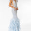 Ava Presley 39315 Feather Accent Sequin Mermaid Gown