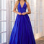 Ava Presley 39562 - Halter Neck Pleated Open Back Gown