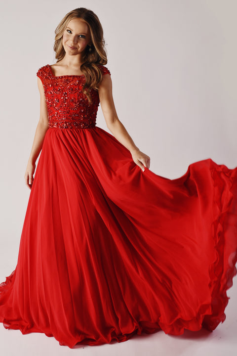 Ava Presley 27722 classic silhouette formal dress