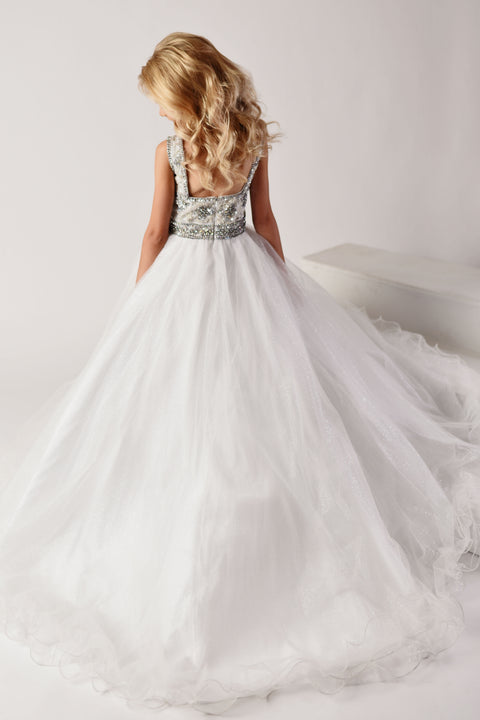 Ava Presley 27723 layered tulle skirt gown