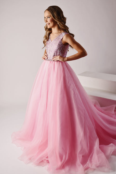Ava Presley 27724 fitted bodice evening dress