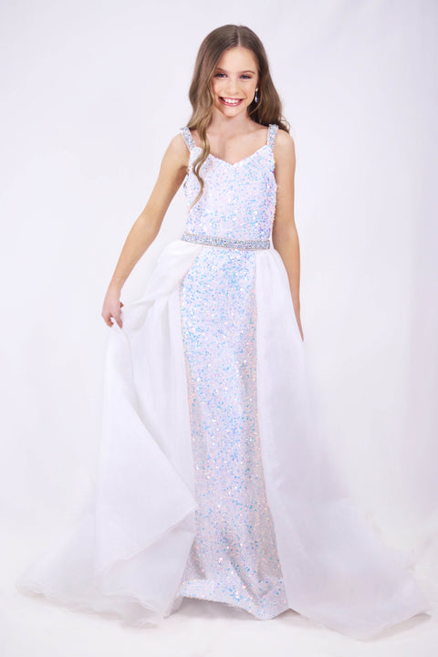 Ava Presley 27734 glamorous sequin evening gown