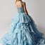 Ava Presley 38024 layered ruffle evening gown
