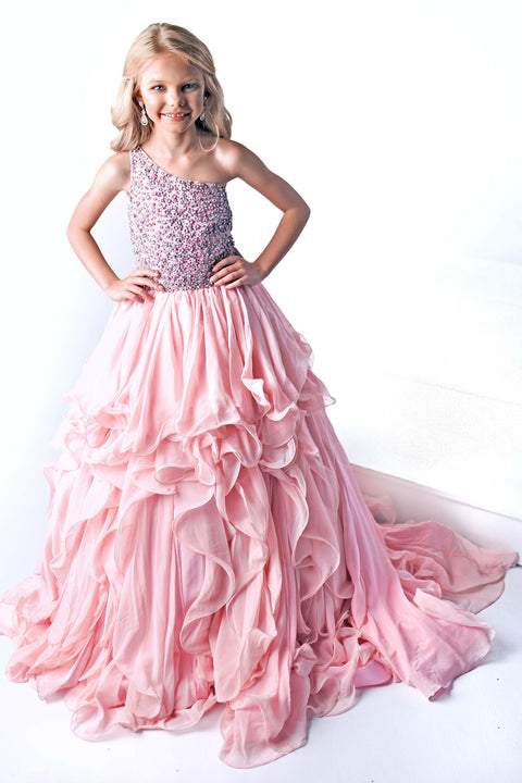 Ava Presley 38024 dramatic ruffle pageant dress