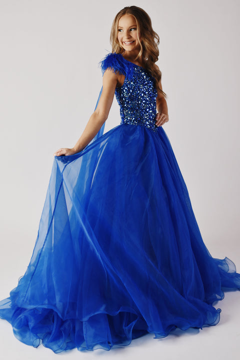 Ava Presley 38022 flowing skirt special occasion gown