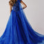 Ava Presley 38022 elegant feather detail formal dress