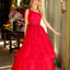 Ava Presley 29131 - One Shoulder Tiered Ruffle Ball Dress