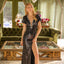 Ava Presley 39571 deep V neckline evening dress