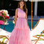 Ava Presley 29131 - One Shoulder Tiered Ruffle Ball Dress