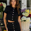 Ava Presley 29812 fitted blazer and skirt with chic flair