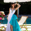 Ava Presley 39556 elegant gown with side ruffle train