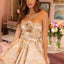 Ava Presley 40049 ruched bodice floral dress