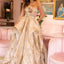 Ava Presley 40049 embellished brocade formal gown