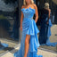 Ava Presley 40532 feminine pink gown with bold silhouette