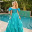 Ava Presley 39553 cascading ruffle gown for prom