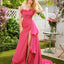 Ava Presley 40532 strapless fitted prom dress with flair