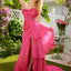 Ava Presley 40532 tiered ruffle prom dress with slit