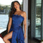 Ava Presley 40532 hot pink statement dress with side slit
