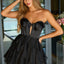 Ava Presley 26451 mini dress with corset-style bodice and full skirt