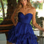 Ava Presley 26426 playful mini dress with tiered ruffle skirt