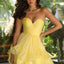 Ava Presley 26426 homecoming dress with strapless fitted top