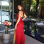 Ava Presley 47147 sequin evening gown with high slit detail
