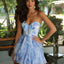 Ava Presley 26448 strapless mini dress with sparkling embellishments